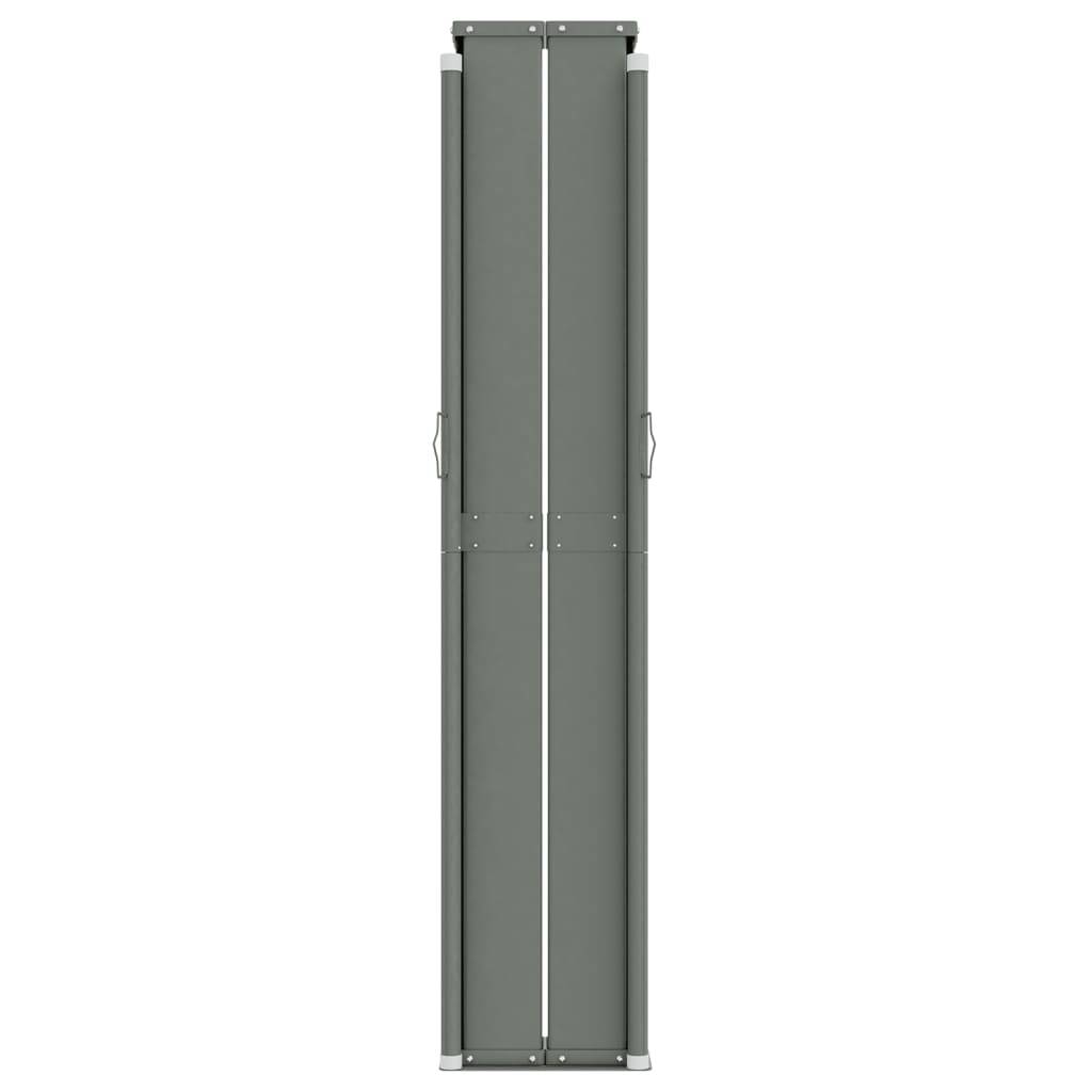 Helloshop26 - Auvent paravent store brise-vue latéral rétractable de patio jardin terrasse balcon protection visuelle écran 140 x 1200 cm bleu - Imagen 3