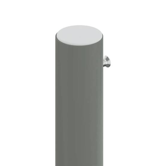 Helloshop26 - Auvent paravent store brise-vue latéral rétractable de patio jardin terrasse balcon protection visuelle écran 140 x 1200 cm bleu - Imagen 4