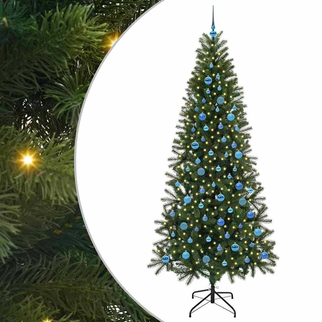 Sapin de Noël Artificiel Géant 240 cm Lumineux, Pack Décoration Tout-en-Un – ComfortXL Outdoor Living - Image 2