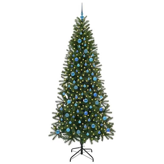 Sapin de Noël Artificiel Géant 240 cm Lumineux, Pack Décoration Tout-en-Un – ComfortXL Outdoor Living - Image 3