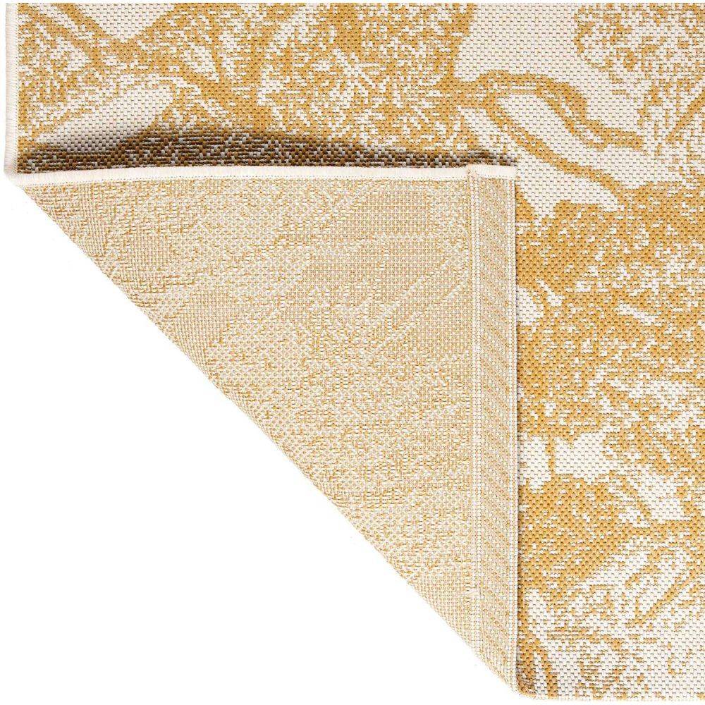 Vivaraise - Tapis extérieur en polypropylène et polyester Deva Doré - Imagen 2