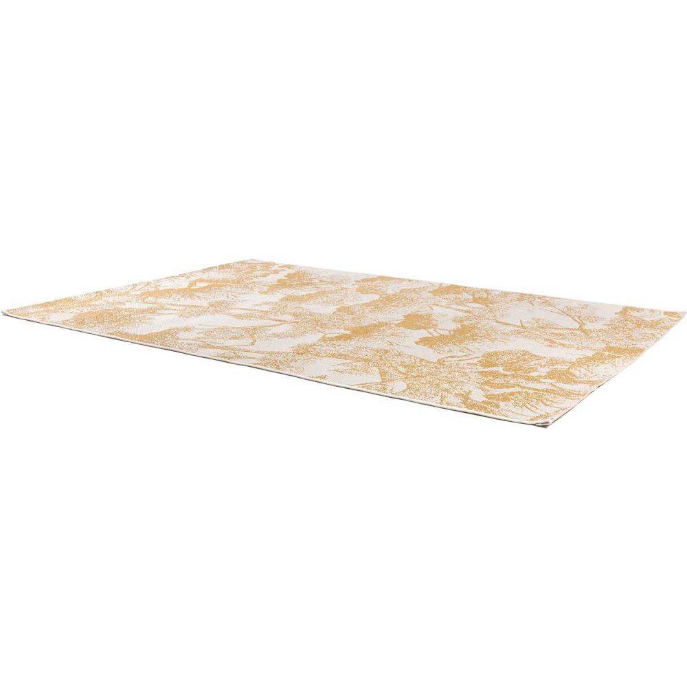 Vivaraise - Tapis extérieur en polypropylène et polyester Deva Doré - Imagen 4