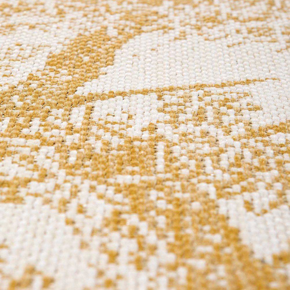 Vivaraise - Tapis extérieur en polypropylène et polyester Deva Doré - Imagen 3