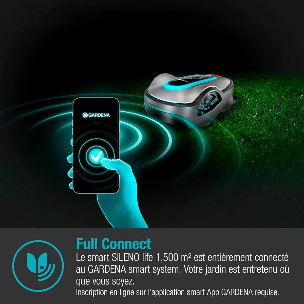 Gardena - Tondeuse robot smart SILENO life 1500 - commande par smart App - surface jusqu'à 1500 m² Gardena - Image 7