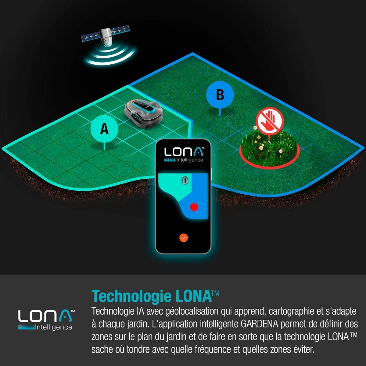 Gardena - Tondeuse robot smart SILENO life 1500 - commande par smart App - surface jusqu'à 1500 m² Gardena - Image 6