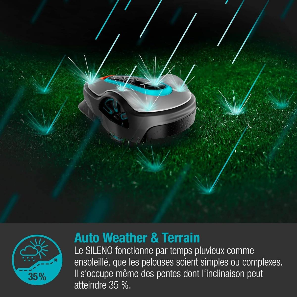 Gardena - Tondeuse robot smart SILENO life 1500 - commande par smart App - surface jusqu'à 1500 m² Gardena - Image 9