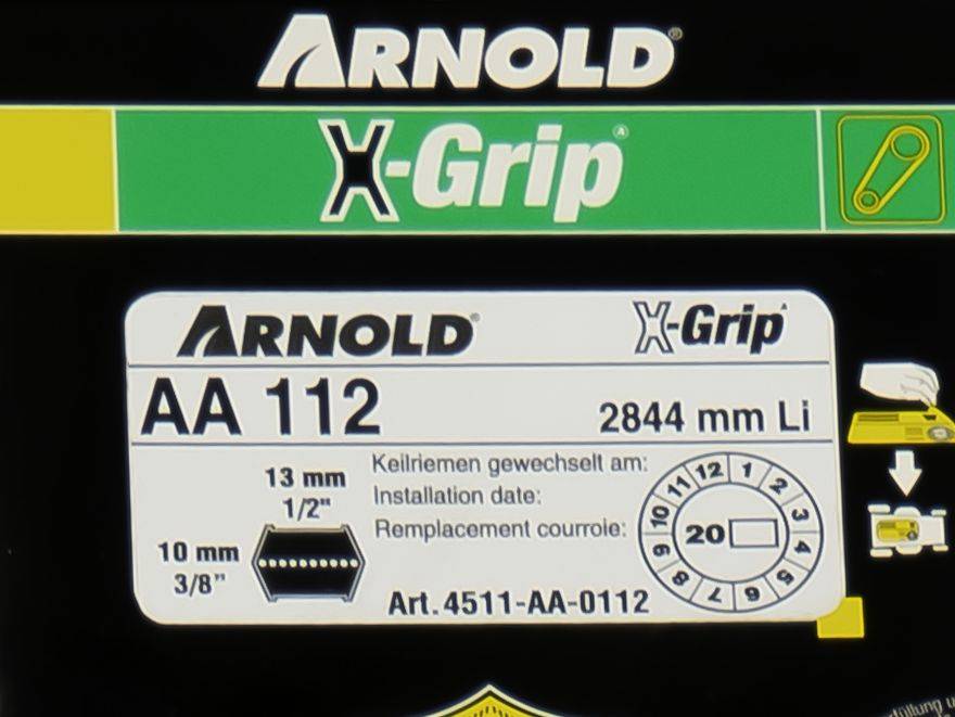 Arnold - Courroie hexagonale X-Grip de type AA 112 Arnold - Imagen 2