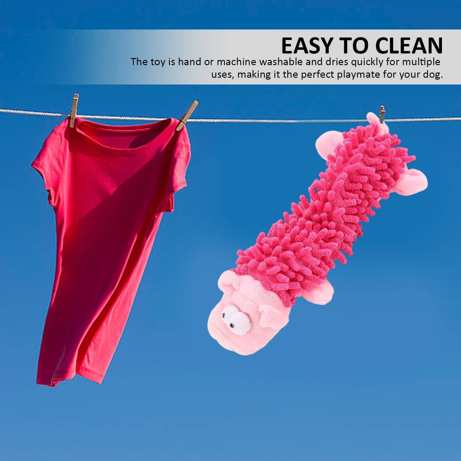 DtopbuyAge - Jouet en Peluche Cochon pour Chien - Antistress et Résistant DtopbuyAge - Image 4