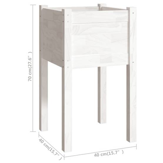2 Pcs Jardinière | Pot De Fleurs | Cache-pot | Bac à Fleurss Blanc 70x70x70 Cm Bois De Pin Massif 697246f18b9780895efdf25c 2 Pcs Jardinière | Pot De Fleurs | Cache-pot | Bac à Fleurss Blanc 70x70x70 Cm Bois De Pin Massif 697246f18b9780895efdf25c