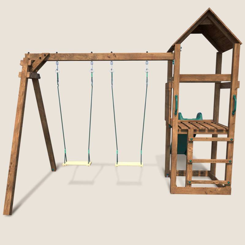 Soulet - Aire de jeux bois avec toboggan NOUMEA - Image 2