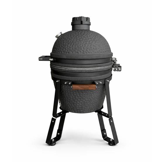 Barbecue kamado en céramique à poser Patton Epicure Compact 16" - Grille Ø 35,5 cm - Gris graphite - Image 3