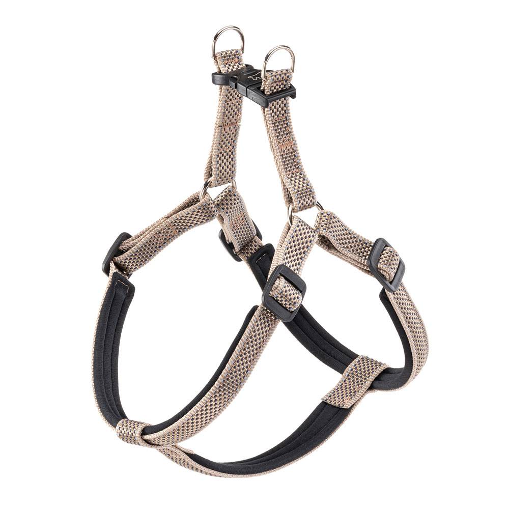 Ferplast - Harnais pour Chiens de Taille Moyenne-Grande Réfléchissant DAYTONA DELUXE LARGE, Rembourré, Marron-Noir - Imagen 1