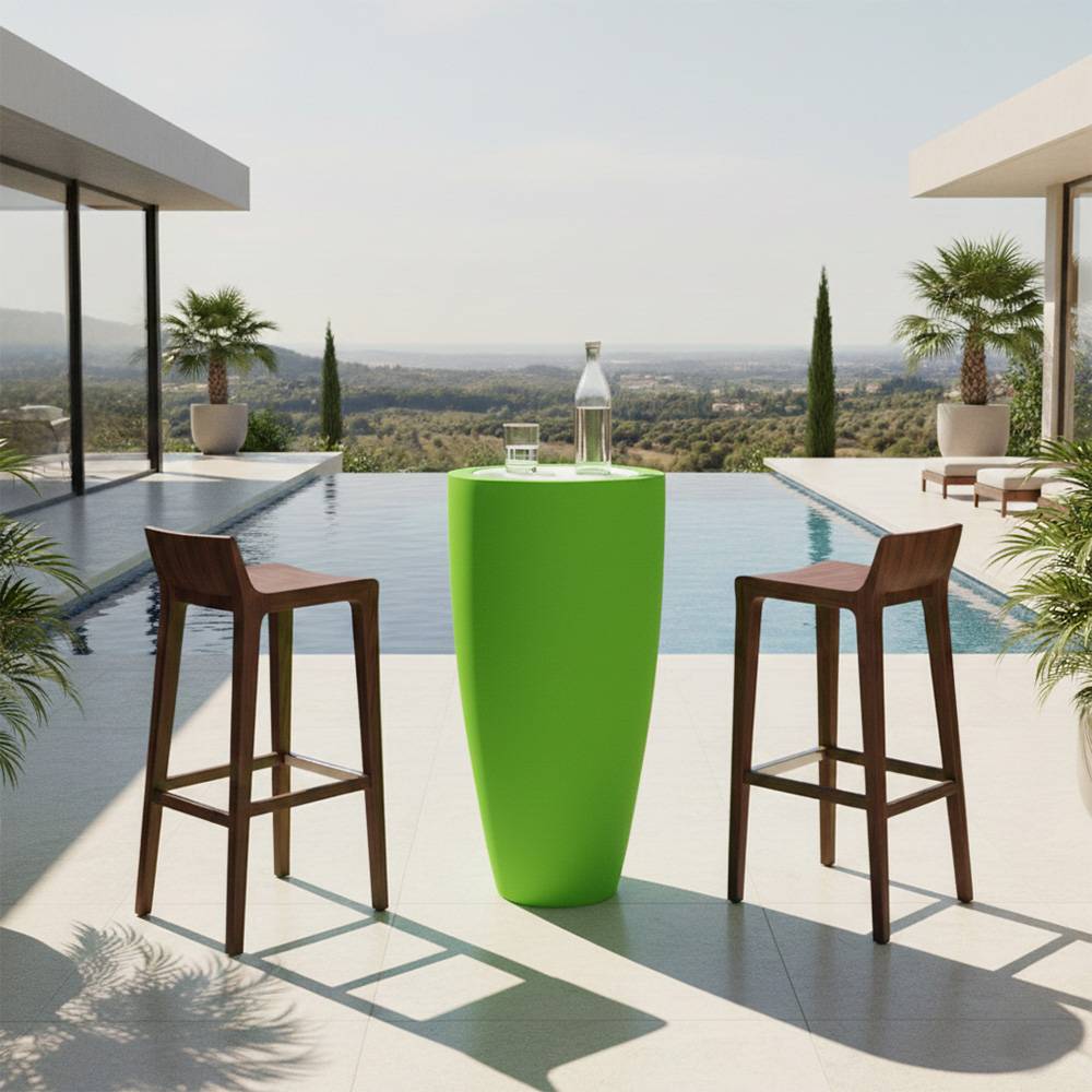 Plast'Up Rotomoulage - Pot conique 3-en-1 : jardinière, mange-debout et bac à glaçons - plast'up rotomoulage - Imagen 4