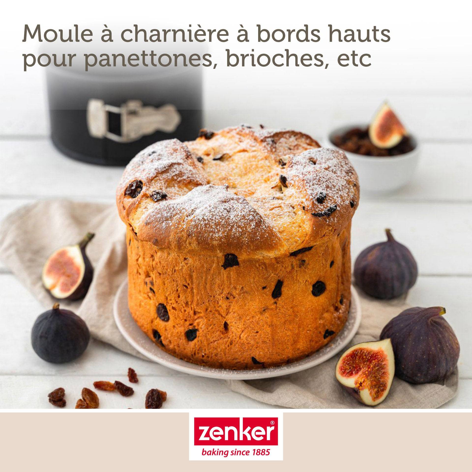 Moule à Panettone - Moule à charnière pour Panettone 18 cm