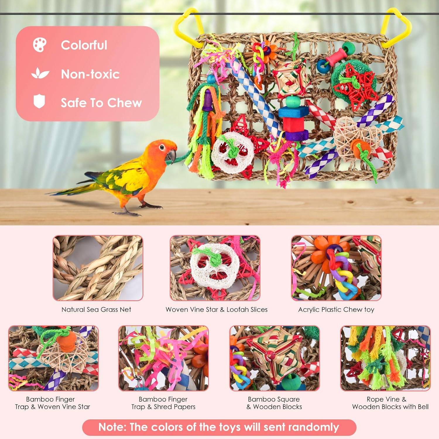 DtopbuyAge - Jeux pour oiseaux - Matériel de forage, chewing, escalade - Image 3
