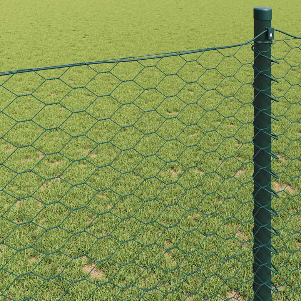 Clôture hexagonale PVC vert 1,5 x 100 m, Poids :25.9kg - PANGIVO - Image 4