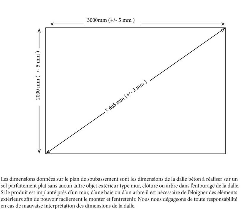 Habrita - Abri Madriers bois massif toit plat avec bac acier / 28 mm / surface extérieure : 7,97 m2 / toiture mono pente en tôle bac acier - Imagen 4