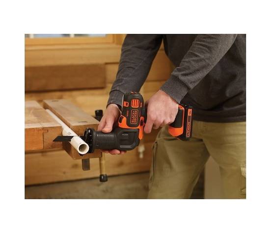 Perceuse-visseuse MULTIEVO - 18V - BLACK + DECKER - avec 1 batterie 18V 1,5Ah - chargeur - coffret - MT218S1A-QW - Image 8