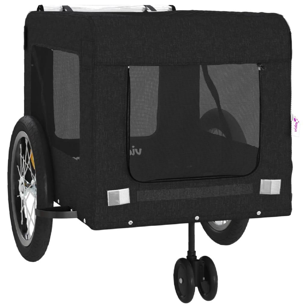 ComfortXL - Remorque vélo chien 45kg Poussette 2-en-1 pour voyage Noir – ComfortXL Pet Living - Image 6