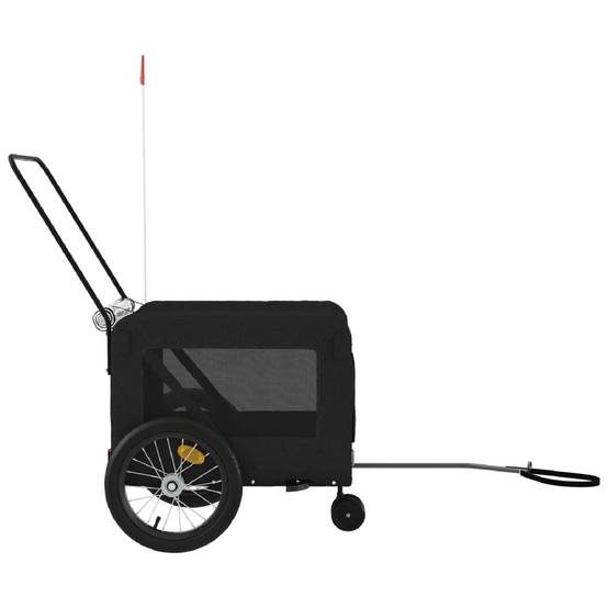 ComfortXL - Remorque vélo chien 45kg Poussette 2-en-1 pour voyage Noir – ComfortXL Pet Living - Image 7