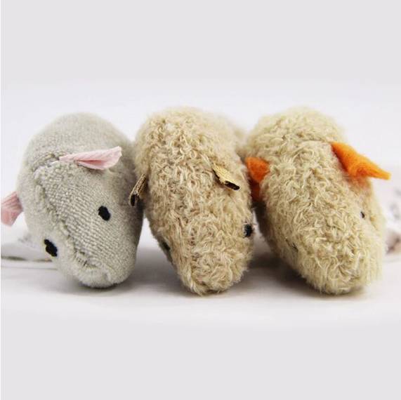 Lot de 3 Souris en Duvet - Jouets Résistants pour Chat-Living123 - Image 4