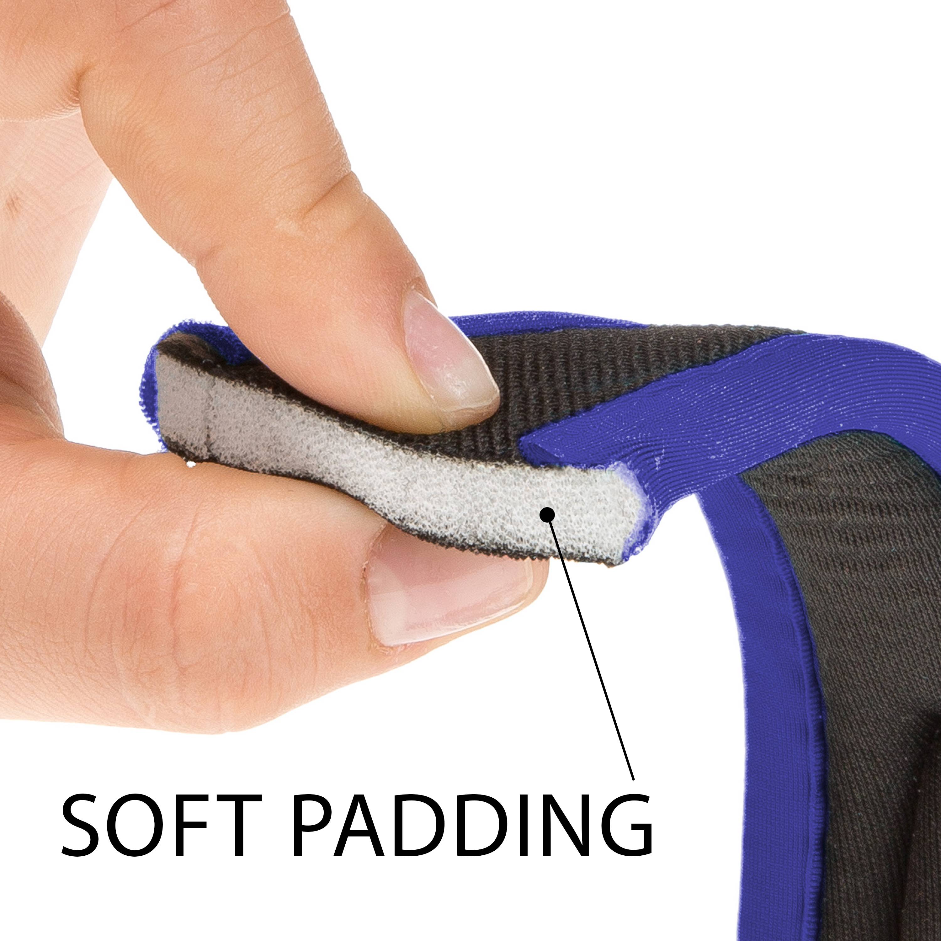 Ferplast - Ferplast Laisse pour chien en nylon ERGOCOMFORT G15/120, Poignée ergonomique, Rembourrage doux, Longueur 120 cm x 2,5 cm, Bleu - Imagen 6