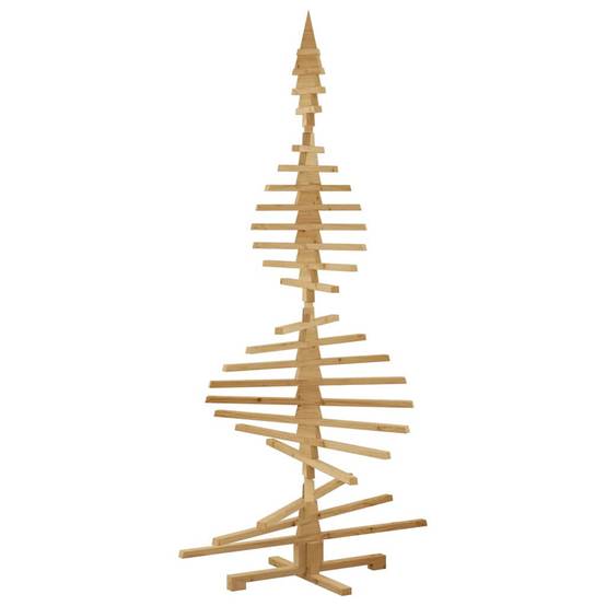 ComfortXL - Sapin de Noël en bois de pin massif à décorer branches ajustables Marron 210 cm – ComfortXL Outdoor Living - Image 6
