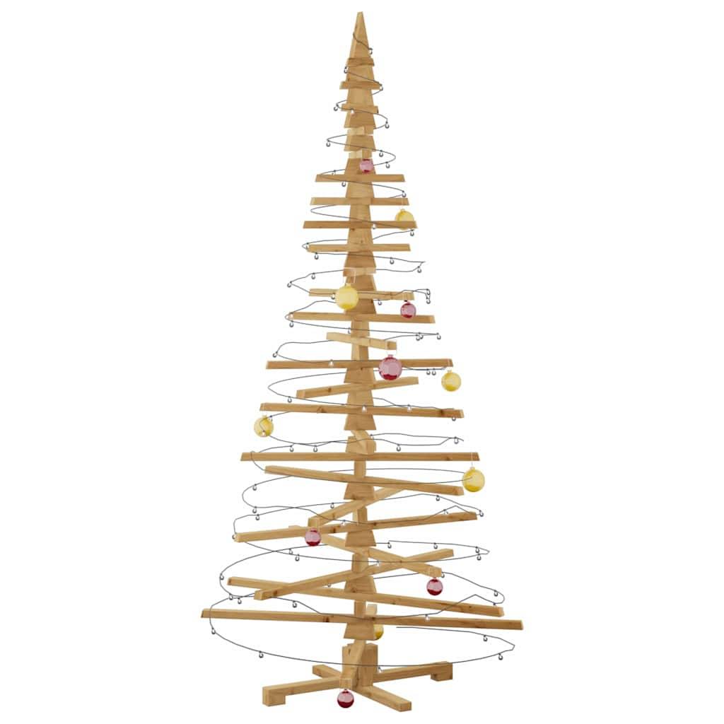ComfortXL - Sapin de Noël en bois de pin massif à décorer branches ajustables Marron 210 cm – ComfortXL Outdoor Living - Image 3