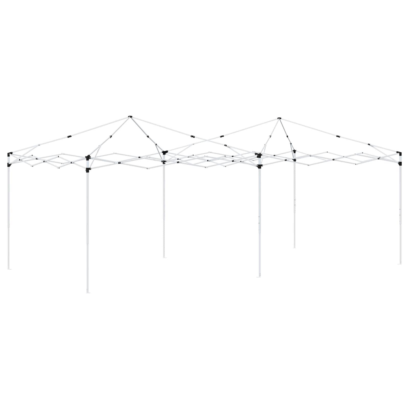 Tente de fête tissu oxford beige 575 x 288 x 245 cm - PANGIVO - Image 4