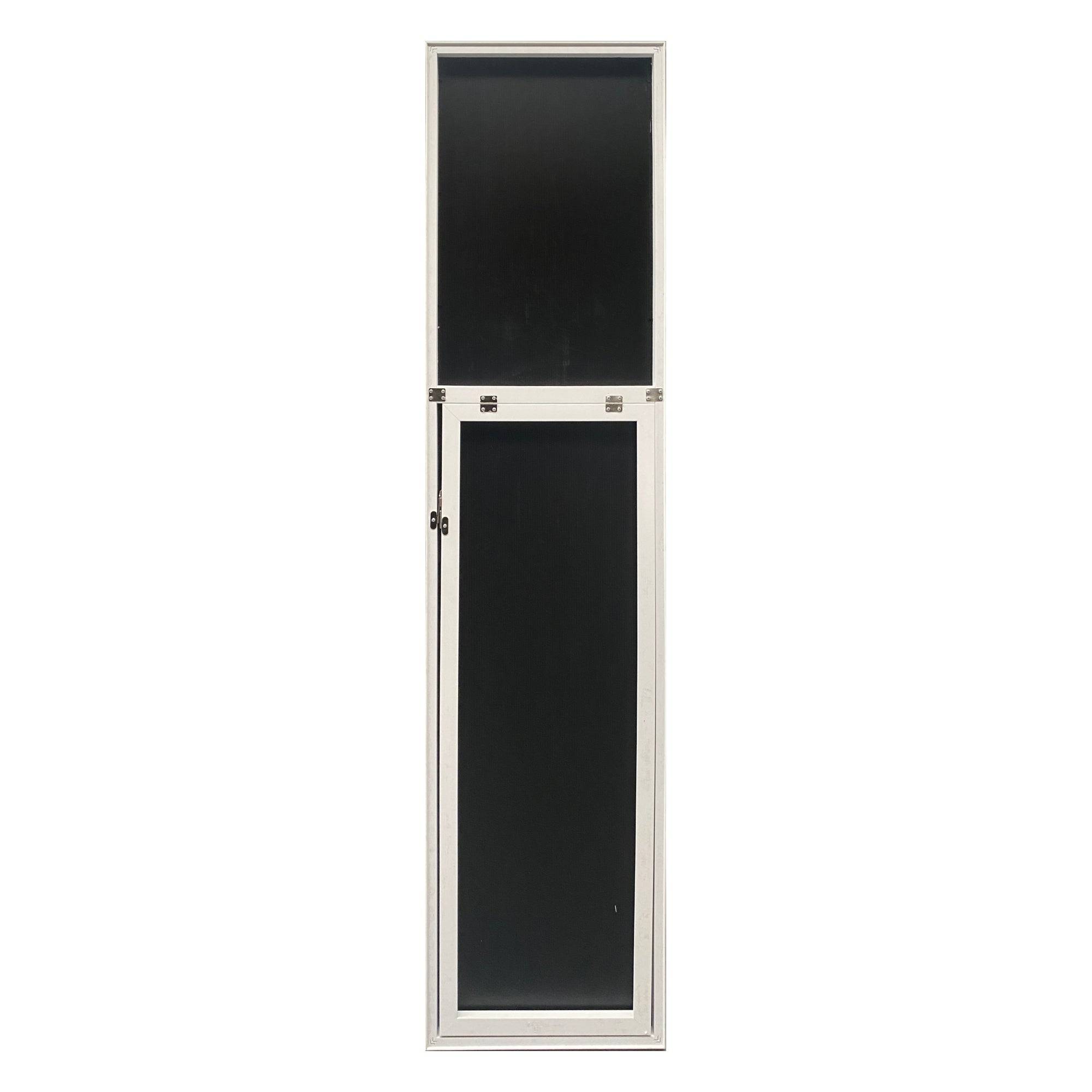 Helloshop26 - Miroir sur pied psyché inclinable 150 x 35 cm blanc - Imagen 3