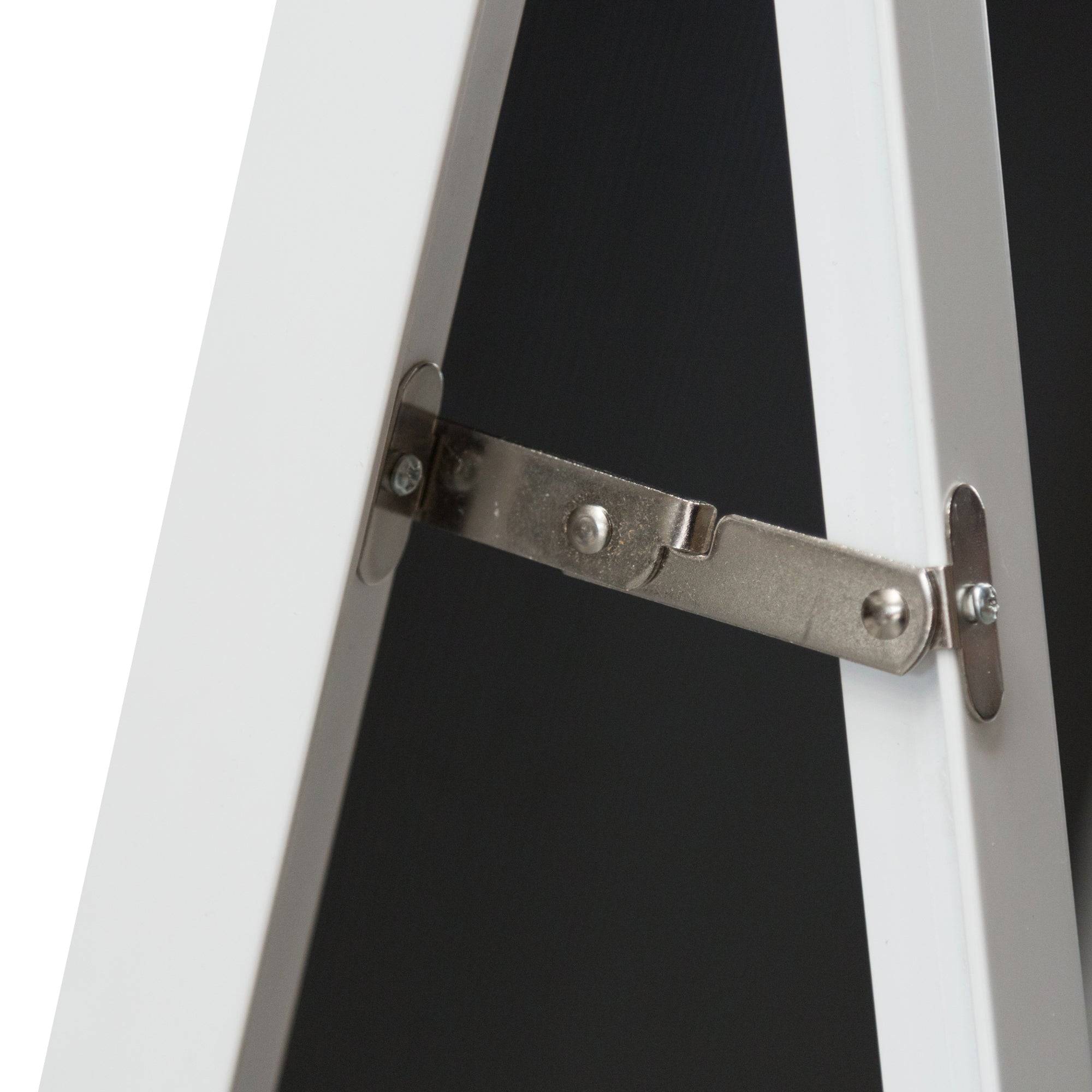 Helloshop26 - Miroir sur pied psyché inclinable 150 x 35 cm blanc - Imagen 5