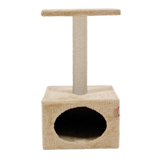 Zolux - Arbre à chat 30 x 30 cm x hauteur 50 cm beige pour chats et chatons. - Image 2