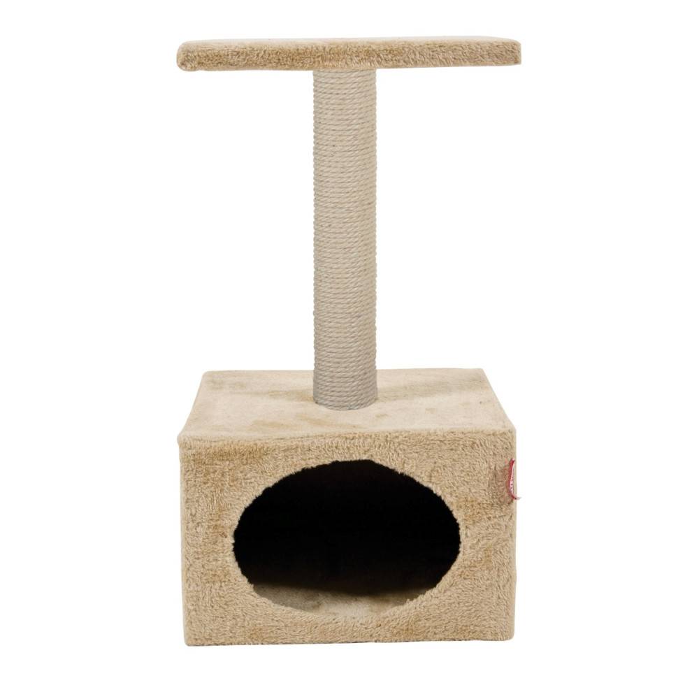 Zolux - Arbre à chat 30 x 30 cm x hauteur 50 cm beige  pour chats et chatons. - Image 2