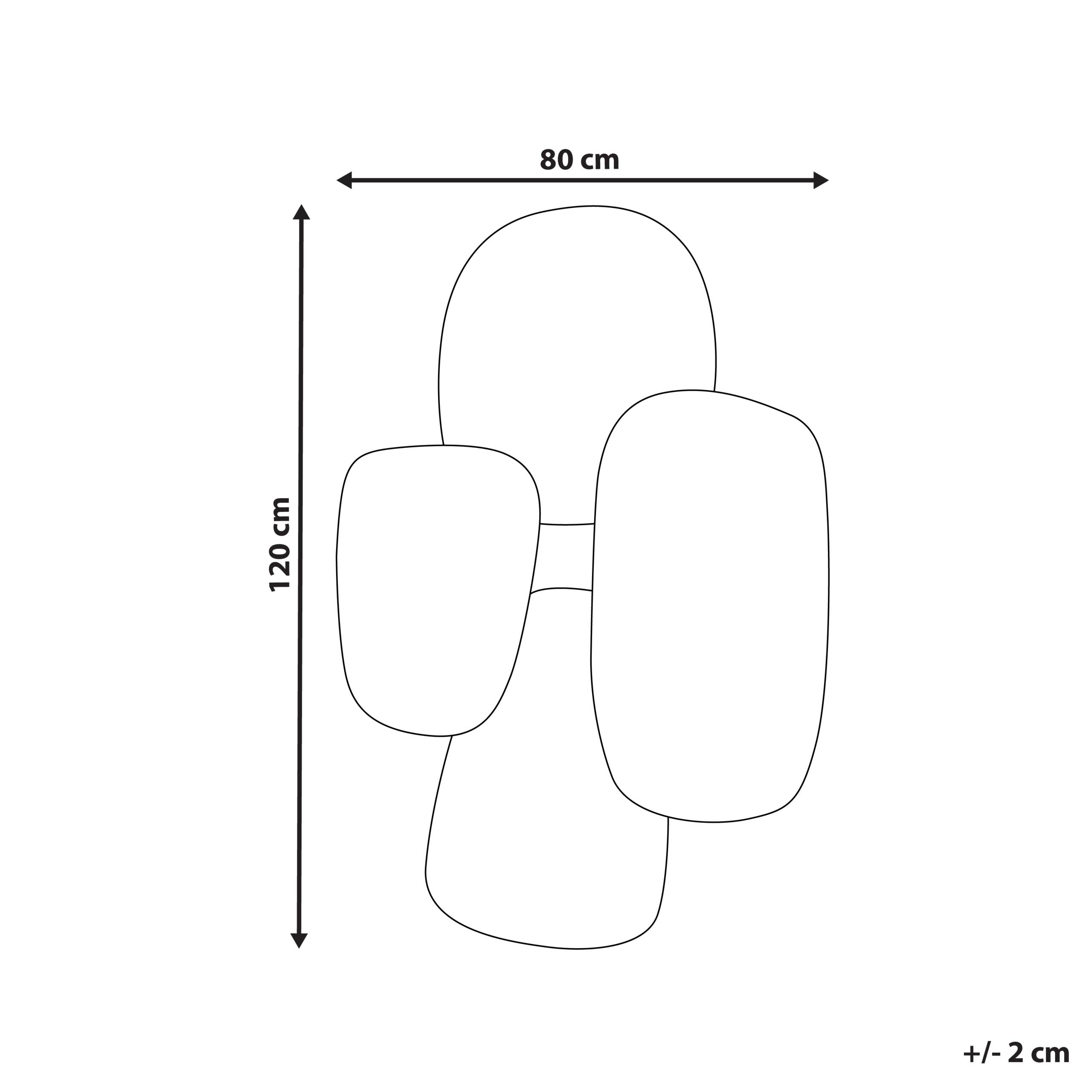 Beliani - Miroir MDF Argenté VOUZON - 80x2x120- Beliani - Image 3