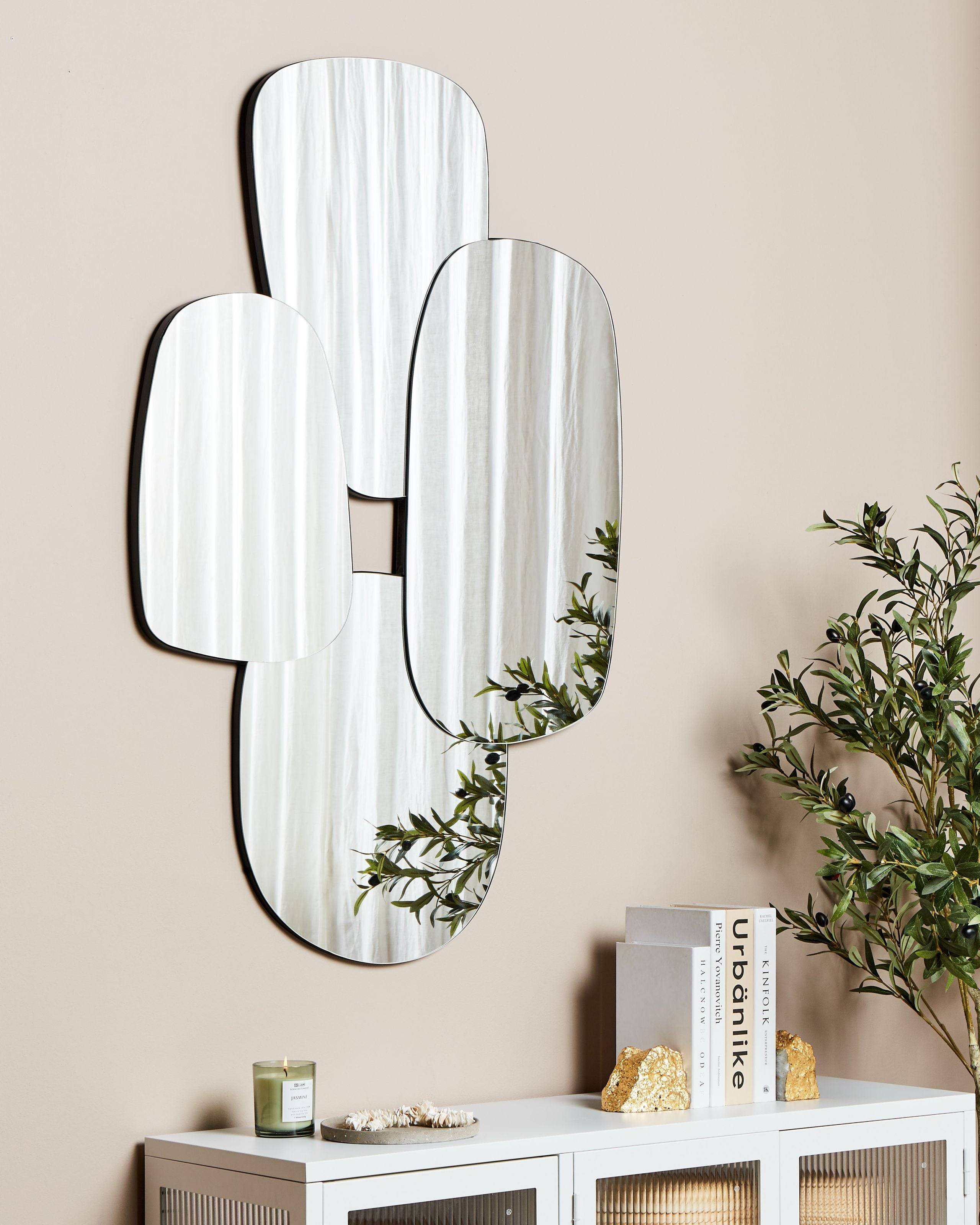 Beliani - Miroir MDF Argenté VOUZON - 80x2x120- Beliani - Image 1