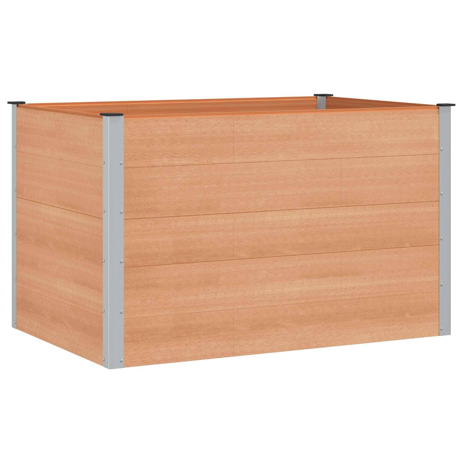 Prolenta Premium - Jardinière aluminium marron  150 x 100 x 91 cm  - Prolenta premium p3225.0 - Image 2