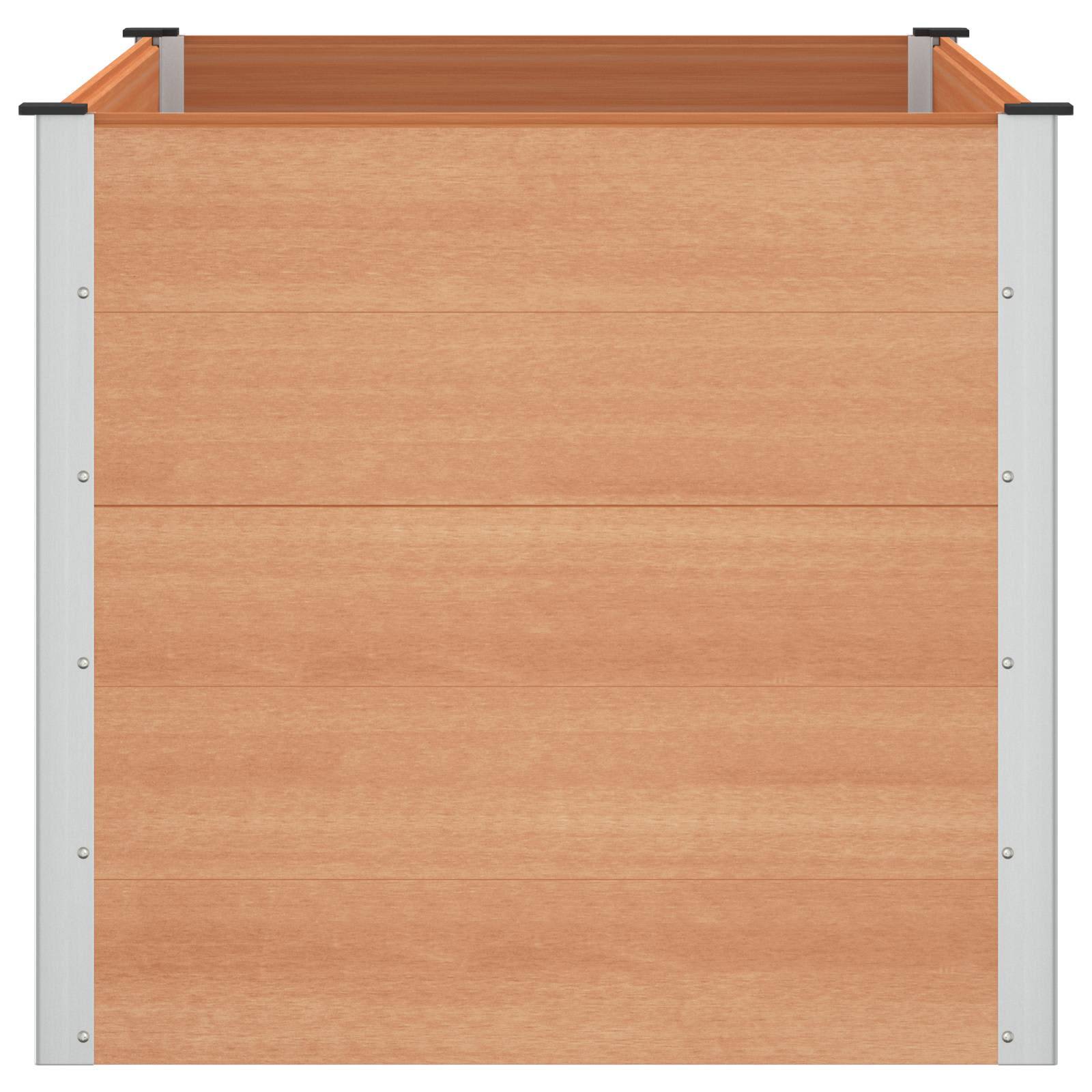 Prolenta Premium - Jardinière aluminium marron 150 x 100 x 91 cm - Prolenta premium p3225.0 - Image 4