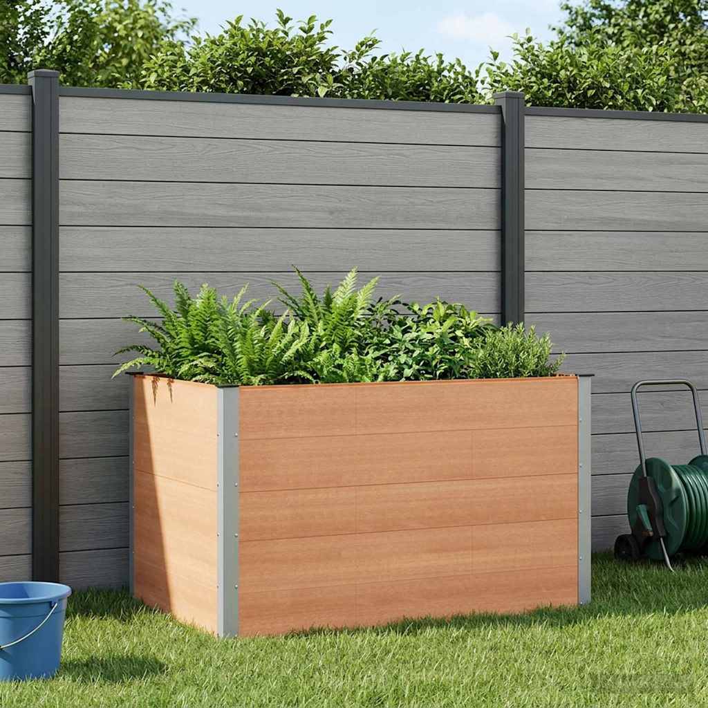 Prolenta Premium - Jardinière aluminium marron 150 x 100 x 91 cm - Prolenta premium p3225.0 - Image 1