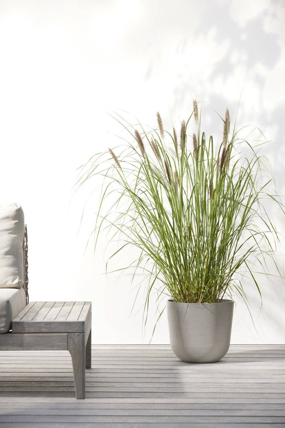 Ecopots - Pot Rond Oslo 25 Taupe - Ø 25 x H. 21,8 cm - 7,7 L ECOPOTS - Imagen 4