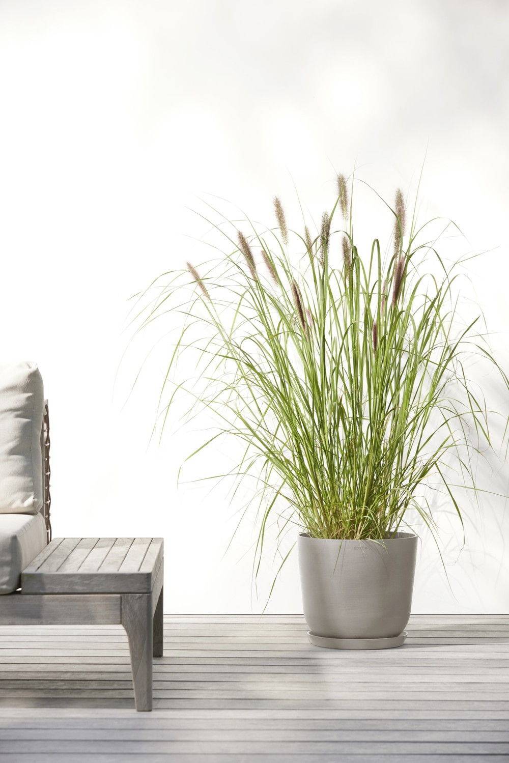 Ecopots - Pot Rond Oslo 25 Taupe - Ø 25 x H. 21,8 cm - 7,7 L ECOPOTS - Imagen 5