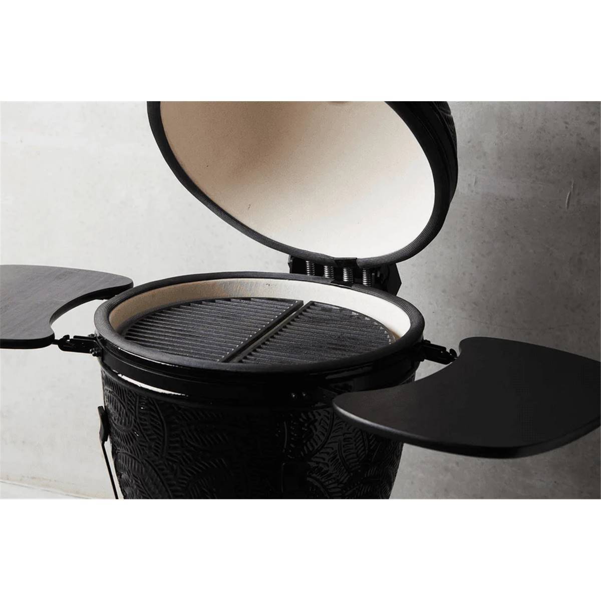 Barbecook - Lot de 2 Grilles demi-lune en fonte pour Kamado Kamal Ø 60CM - Imagen 3