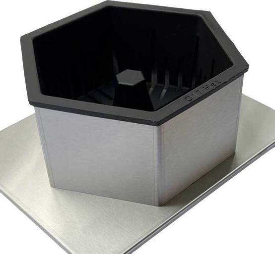QAÏTO Q17 Hex Brûleur à pellets pour inserts et poeles à bois recevant dimension recevant des bûches de 30 à 40 cm - Image 1