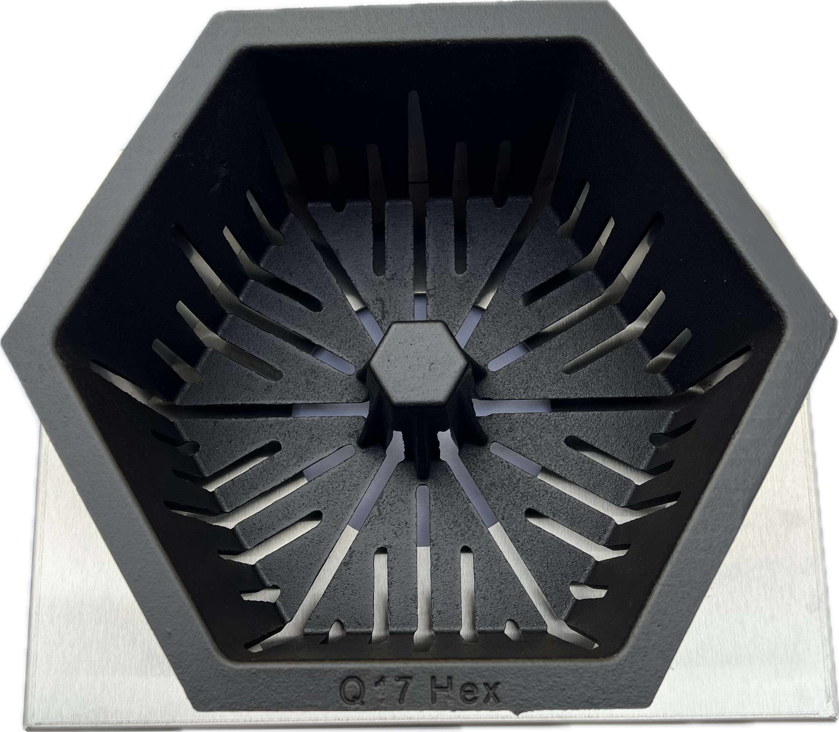 QAÏTO Q17 Hex Brûleur à pellets pour  inserts et poeles à bois recevant  dimension recevant  des bûches de  30 à 40 cm - Image 5