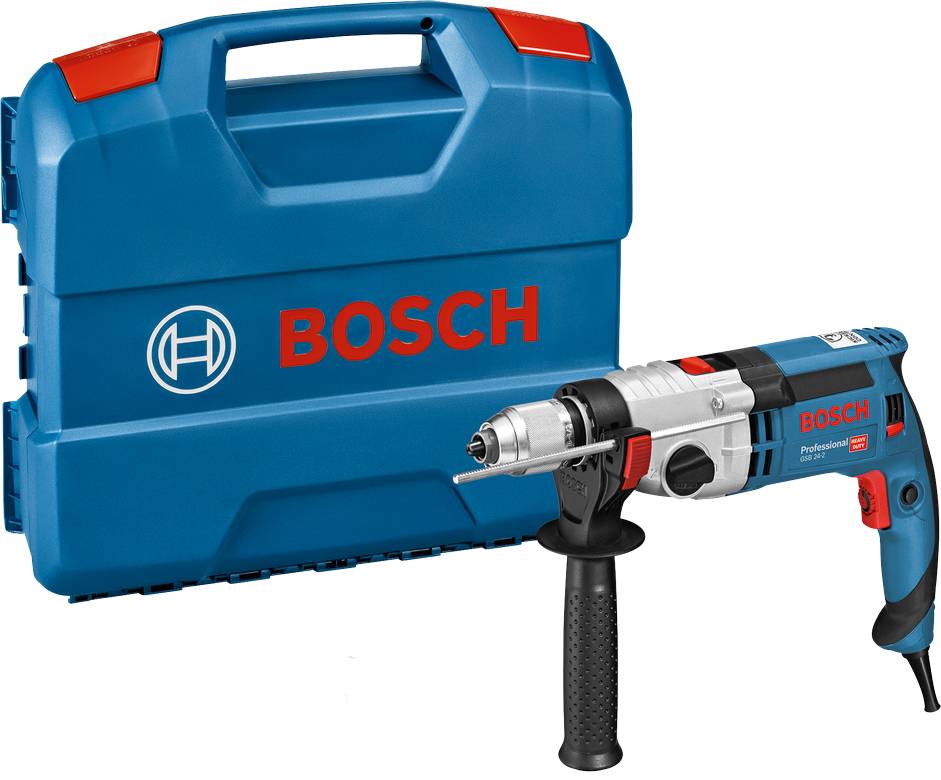 Bosch Professional - Perceuse à percussion 1100W GSB 24-2 en coffret L-CASE - BOSCH - 060119C801 - Imagen 1