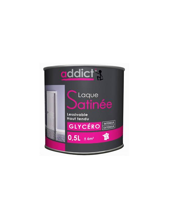 Peinture Laque Satin Gris Addict Finition Glycéro Satinée Résistante - Addict - Image 1