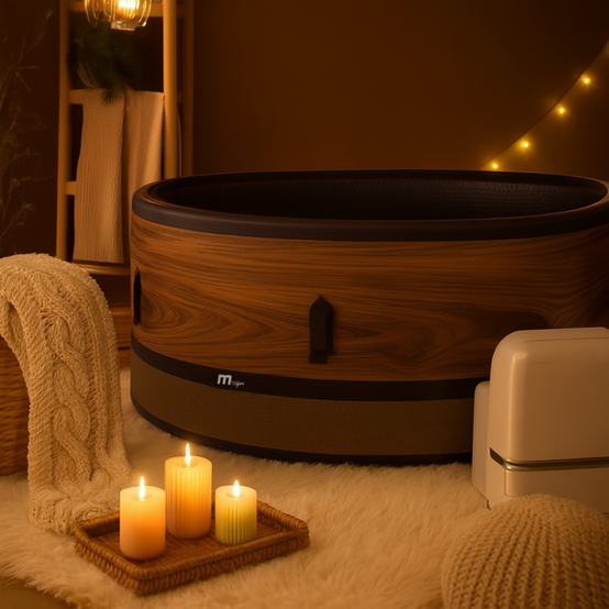 Spa gonflable MSpa Duet 6 places – Connecté Wi-Fi, semi-rigide, jets à bulles & désinfection UV-C - Image 1