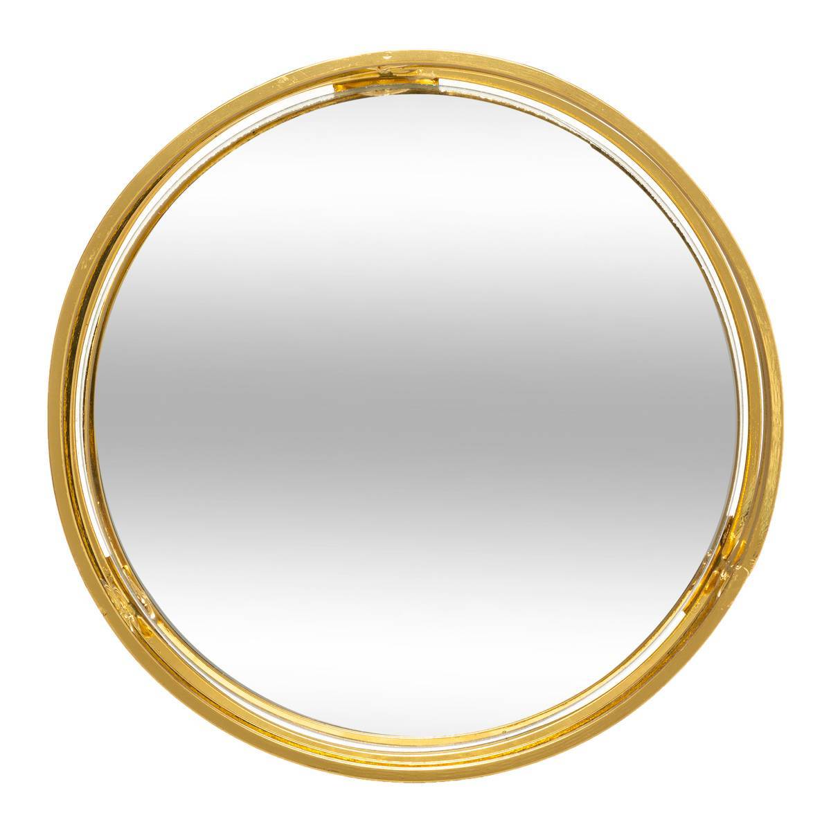 Atmosphera - Set de 2 plateaux "Feel" métal doré - Atmosphera Créateur d'intérieur - Image 3