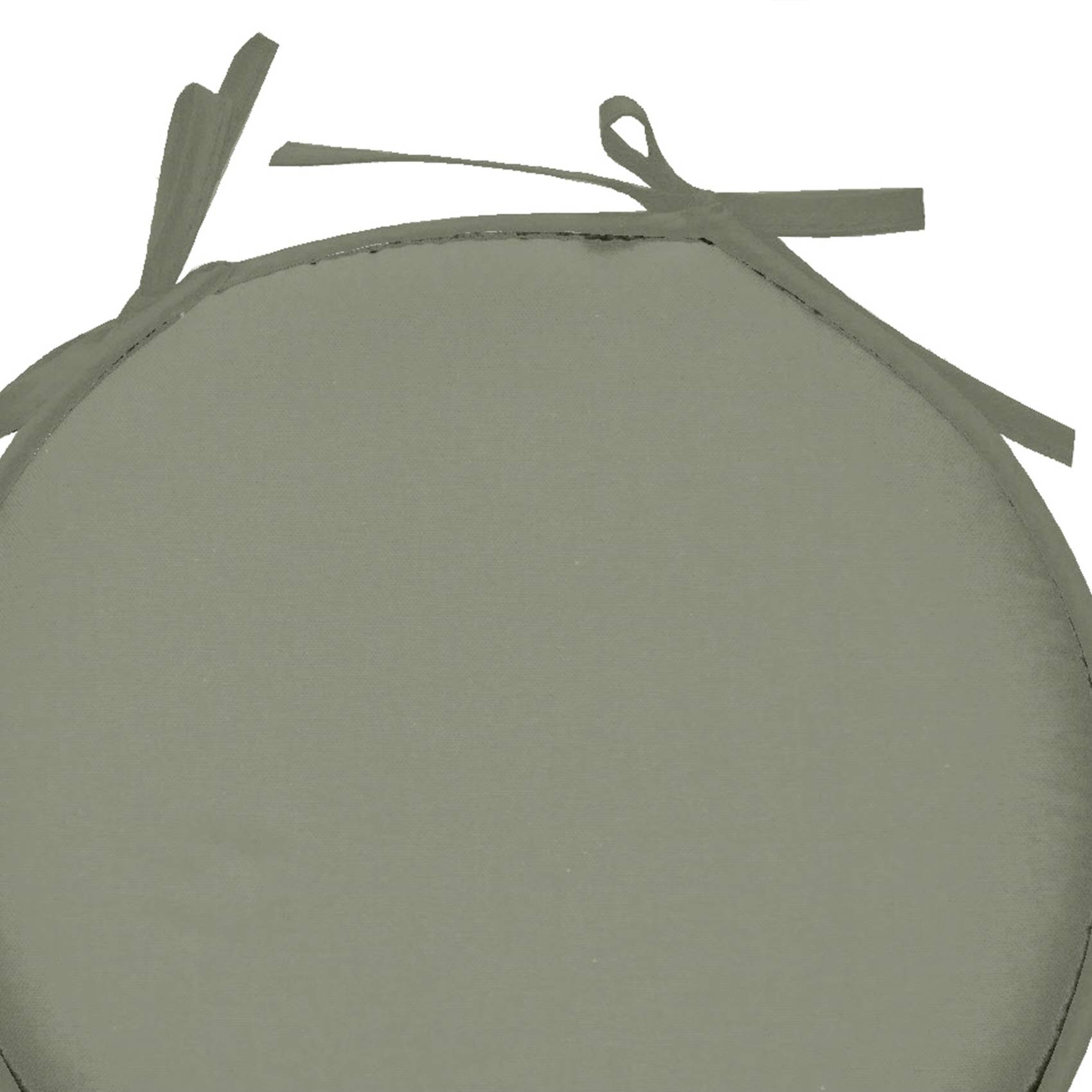 Lovely Casa - Galette de chaise ronde unie aux multiples couleurs - LOVELY CASA - Polyester - Vert - Image 2
