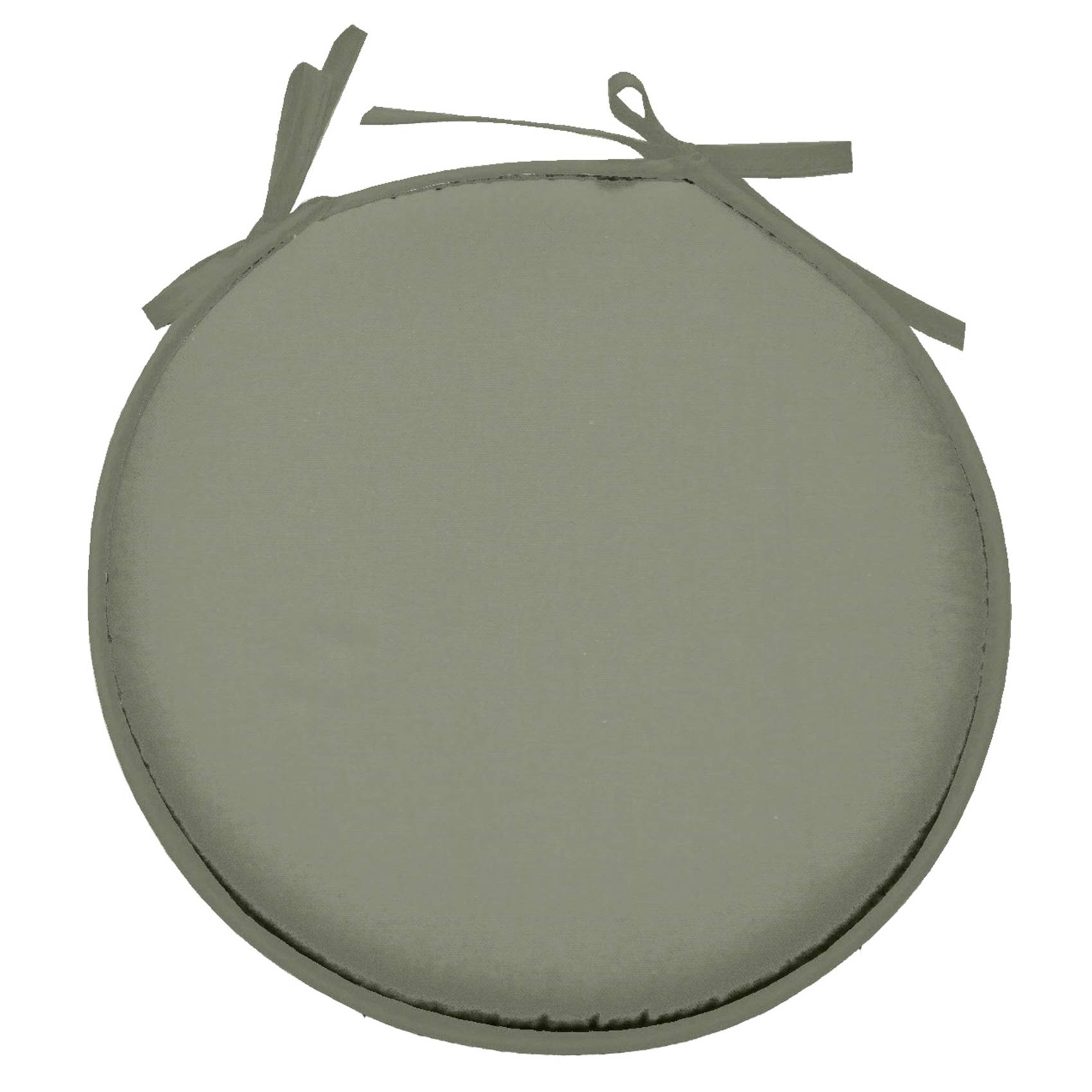 Lovely Casa - Galette de chaise ronde unie aux multiples couleurs - LOVELY CASA - Polyester - Vert - Image 1