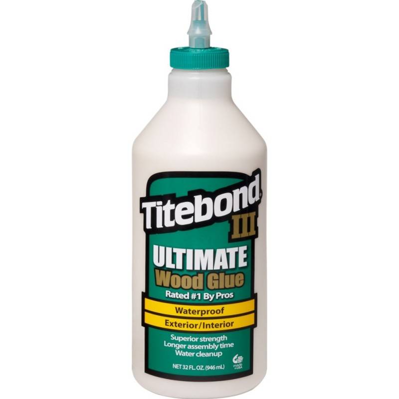 Colle à bois TITEBOND Ultimate III - 946 ml / 32 oz - 1415
